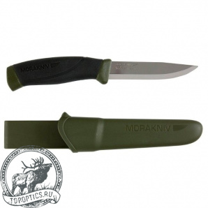 Нож Morakniv Companion углеродистая сталь олива