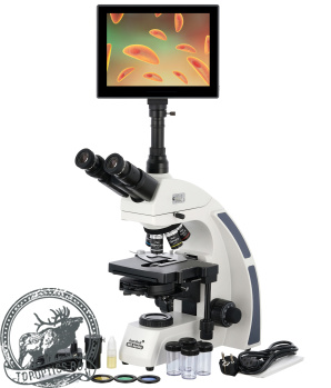 Микроскоп цифровой Levenhuk MED D45T LCD тринокулярный #74011