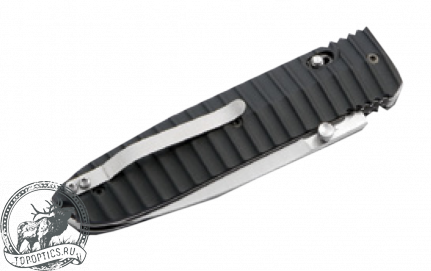 Нож LionSteel Daghetta (лезвие 80 мм черное, рукоять углеволокно и G10, чёрная) #8701 FC