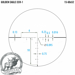 Оптический прицел Vortex Golden Eagle HD 15-60x52 ECR-1 SFP MOA #TCS-1503