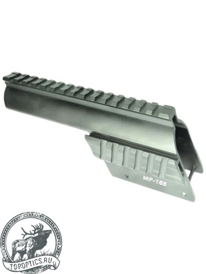 Кронштейн Combat Weaver для МР-155 с дополнительной планкой Weaver
