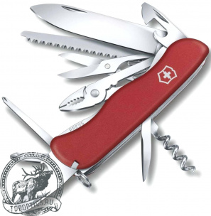 Нож Victorinox Hercules 111 мм (18 функций с фиксатором лезвия) красный #0.8543