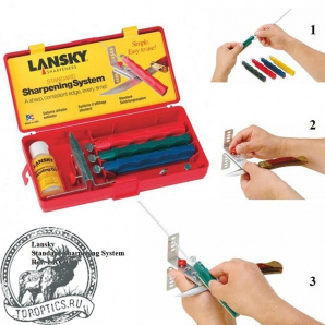 Точилка для ножей Lansky Deluxe Knife Sharpening System #LNLKCLX