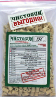 Войлочные патчи ЧИСТОGUN .177/.17 Rem/4.5мм пневматика диаметр 5 мм 100 шт./уп. #5,0-100