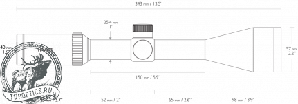 Оптический прицел Hawke Vantage IR 3-9x50 Mil-Dot с подсветкой