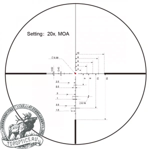 Оптический прицел Vector Optics Continental X8 3-24х56 SFP Hunting ED #SCOL-50