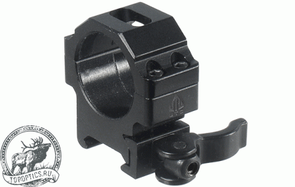 Кольца Leapers UTG быстросъемные 30 мм / Picatinny (Weaver) (низкие) с рычажным зажимом #RQ2W3104