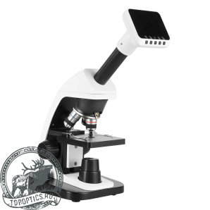 Микроскоп школьный Эврика 40х-1600х (вар. 3) цифровой