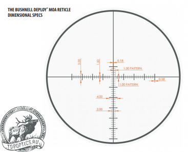 Оптический прицел Bushnell Engage 2.5-10x44 Deploy MOA #REN21044DG