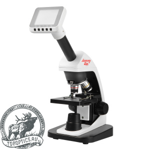 Микроскоп школьный Эврика 40х-1600х (вар. 3) цифровой