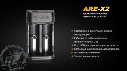 Зарядное устройство Fenix ARE-X2 #ARE-X2