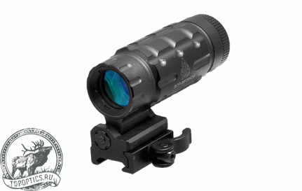 Увеличитель Leapers UTG 3X Magnifier с быстросъемным откидным креплением #SCP-MF3WQS
