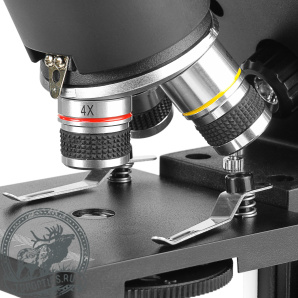 Микроскоп школьный Эврика 40х-1600х (вар. 3) цифровой