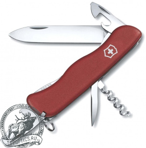 Нож перочинный Victorinox Picknicker 111 мм (11 функций с фиксатором лезвия) красный #0.8353