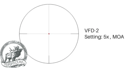 Оптический прицел Vector Optics Forester 2-10x40 SFP (сетка VFD-2) с подсветкой #SCOM-02