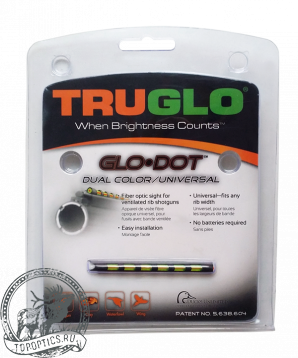 Мушка Truglo TG90D GLO-DOT двуцветная - зеленая/красная универсальная #000090D