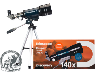Телескоп Levenhuk Discovery Spark 703 AZ с книгой #78733
