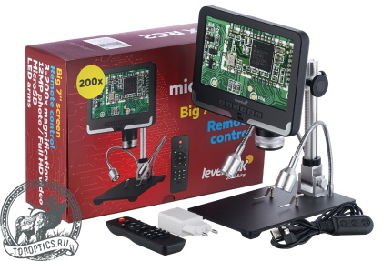 Микроскоп с дистанционным управлением Levenhuk DTX RC2 #76822