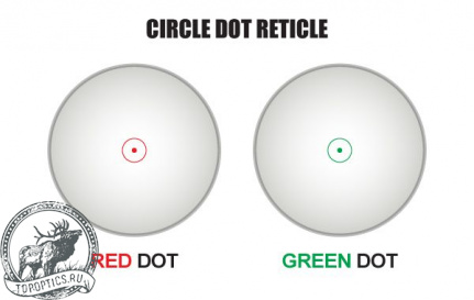 Коллиматорный прицел Leapers UTG 3.8" ITA Red/Green Circle Dot Sight w/Integral QD Mount #SCP-RG40CDQ