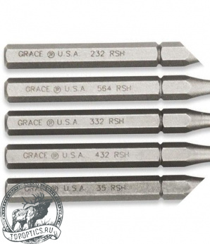 Выколотки Grace USA с держателями штифтов, комплект 5 шт #GR-RSH-5