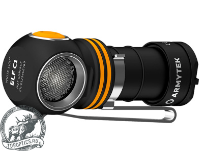 Фонарь налобный-мульти Armytek Elf C1 USB-C (1000 lm, белый, до 103м, 1x18350, IP68)