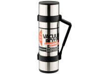 Термос для напитков THERMOS NCB-1800 Rocket Bottle 1.8L, стальной/чёрный #835681