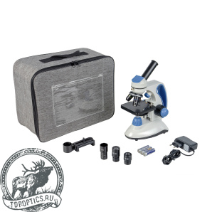 Микроскоп школьный Эврика SMART 40х-1280х в текстильном кейсе