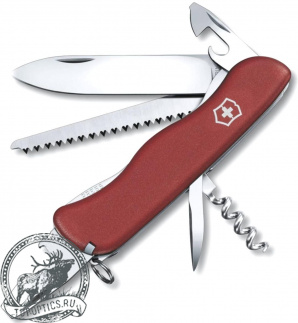 Нож Victorinox Forester, 111 мм (12 функций с фиксатором лезвия) красный #0.8363