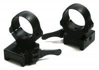 Быстросъемные раздельные кольца Apel на Weaver - 30 мм (высокие BH 20 мм) #365-85800