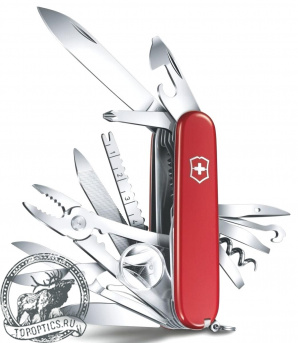 Нож Victorinox Swiss Champ 91 мм (33 функции) красный #1.6795