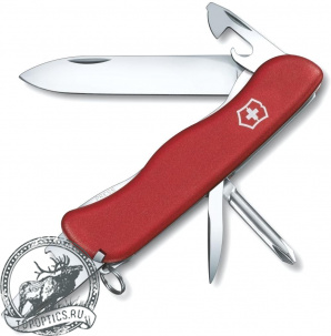 Нож Victorinox Adventurer 111 мм (11 функций с фиксатором лезвия) красный #0.8453