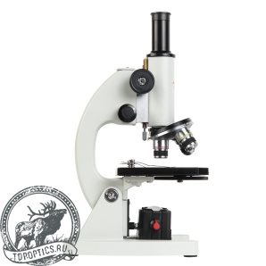 Микроскоп школьный Эврика 40х-640х (зеркало, LED) #28135