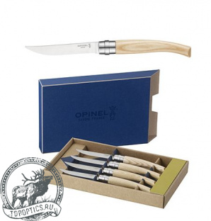Набор ножей Opinel серии Table Chic №10 - 4шт. клинок 10см, рукоять - ясень #001828