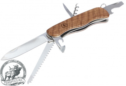 Нож Victorinox Forester 111 мм (10 функций с фиксатором лезвия) дерево #0.8361.63