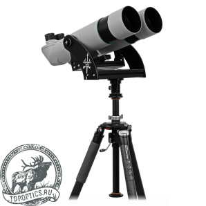 Бинокулярный телескоп Omegon Brightsky 30x100 45° (с вилочной монтировкой, колонной и штативом)
