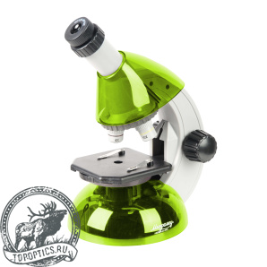 Микроскоп Микромед Атом 40x-640x (лайм) #27385