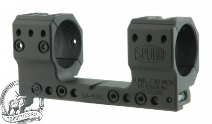 Тактический кронштейн SPUHR D34мм для установки на 12mm (Accuracy) H35мм наклон 9MIL/ 30.9MOA #SA-4901