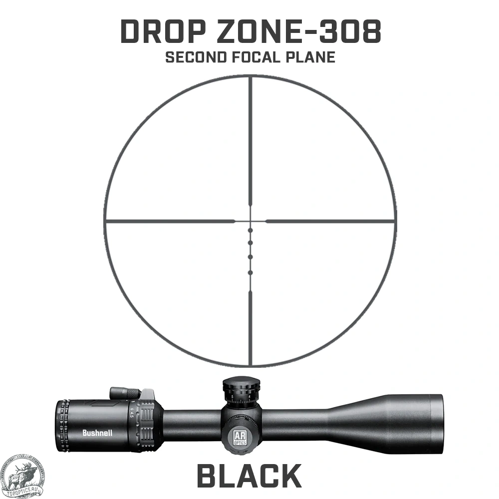 Оптический прицел Bushnell AR Optics 4.5-18x40 Drop Zone 308 #AR741840B