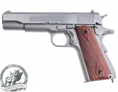 Пистолет пневм.Swiss Arms SA1911 Seventies Stainless Pistol (Colt 1911) к.4,5мм #288509