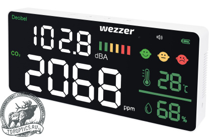 Монитор качества воздуха Levenhuk Wezzer Air PRO CN20, с шумомером #81410