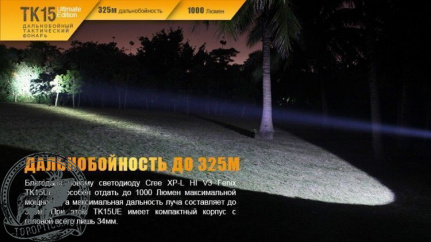 Фонарь Fenix TK15UE CREE XP-L HI V3 LED Ultimate Edition #TK15UE2016bk