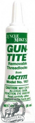 Фиксатор Uncle Mike's Gun-Tite, клей для резьбовых соединений (кронштейны, антабки, и т.д.) #16310