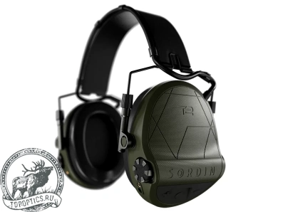 Наушники активные MSA Sordin Supreme T2 Headband Green, кожа/зелёные #303006-10P