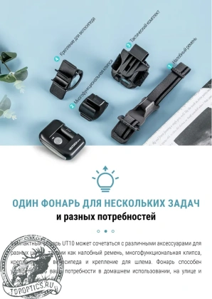 Фонарь Nextorch UT10С Kit многофункциональный 170 люмен