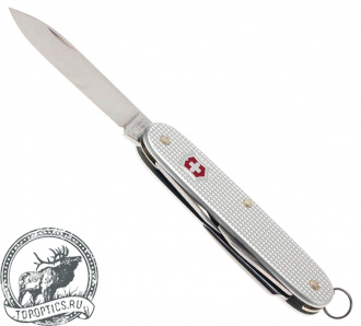 Нож Victorinox Pioneer 93 мм (8 функций) рифлёный алюминий #0.8201.26