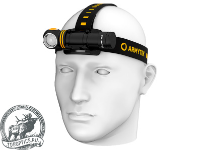 Фонарь налобный-мульти Armytek Elf C2 USB-C (1100 lm, белый, до 105м, 1x18650, IP68)