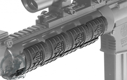 Комплект накладок Leapers UTG на Weaver/Picattiny для защиты рук комплект 12шт. #RB-HP12B-B