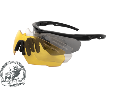 Очки баллистические стрелковые PMX Solid G-9000STRX KIT ANTI-FOG