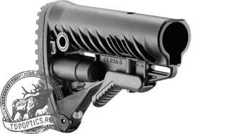 Телескопический приклад FAB Defense для М4/М16/AR15 (цвет черный)