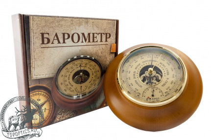 Барометр БТК-СН-18 "шлифованное золото"